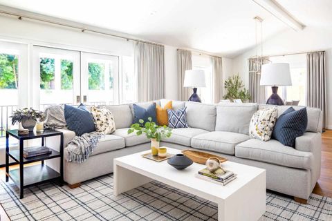 Designing Your Living Room Around a Gray Sectional